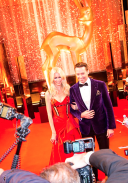 Claudia Schiffer und Hugh Jackman