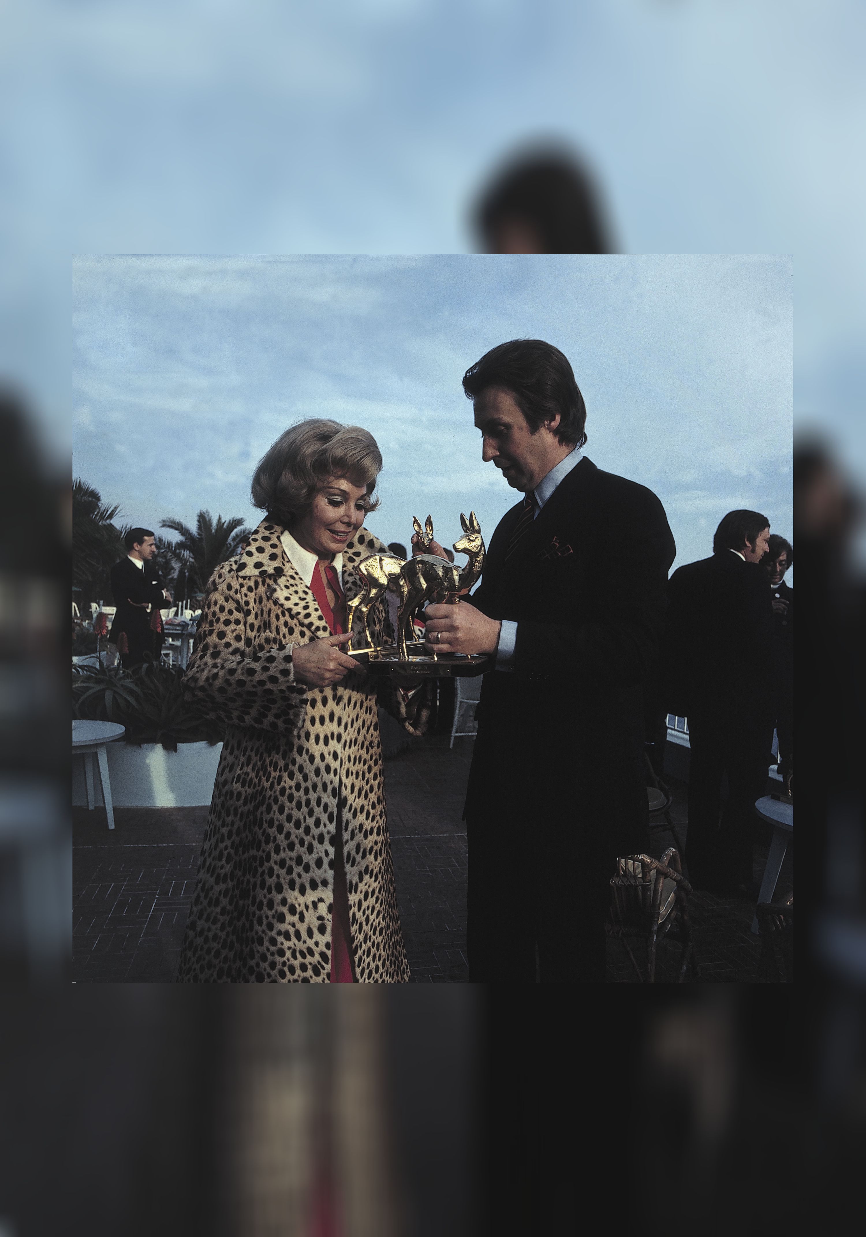 Anneliese Rothenberger und Peter Alexander bei der 23. BAMBI-Preisverleihung in Monaco (1971)